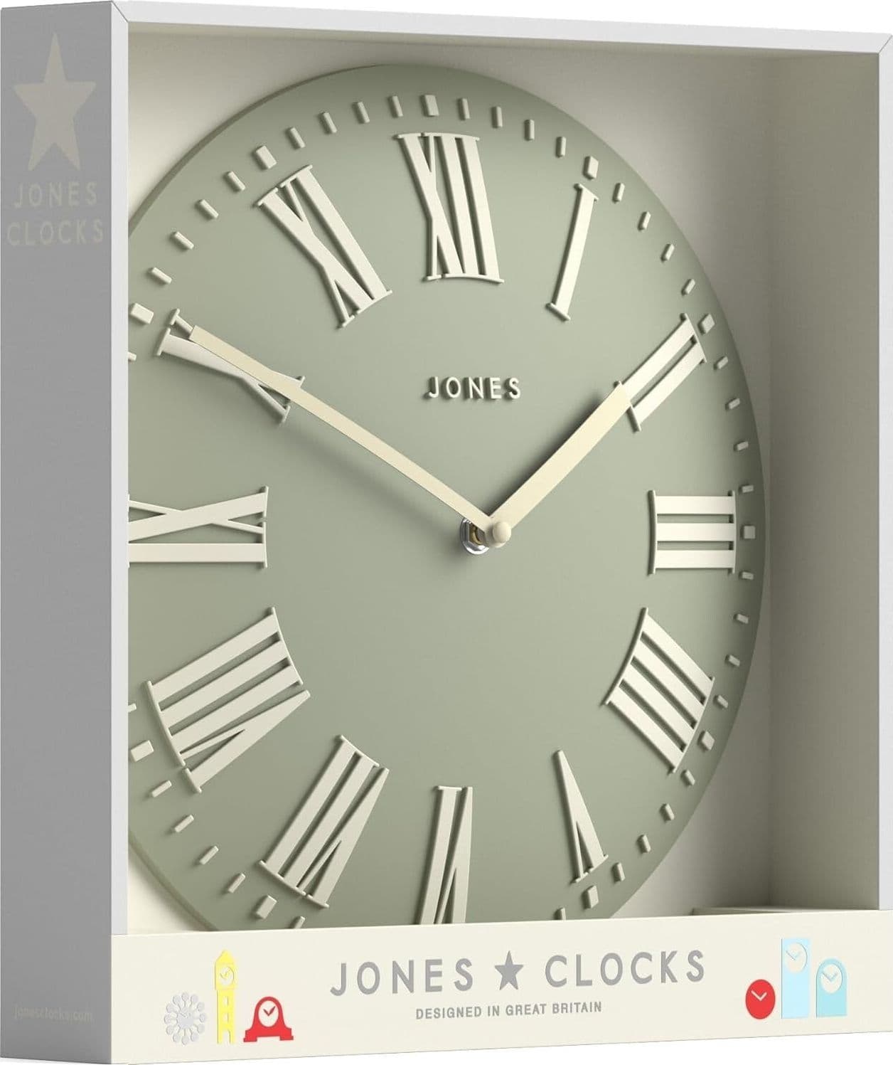 Orologio da parete convesso tradizionale da 12" per interni di alta qualità - 4