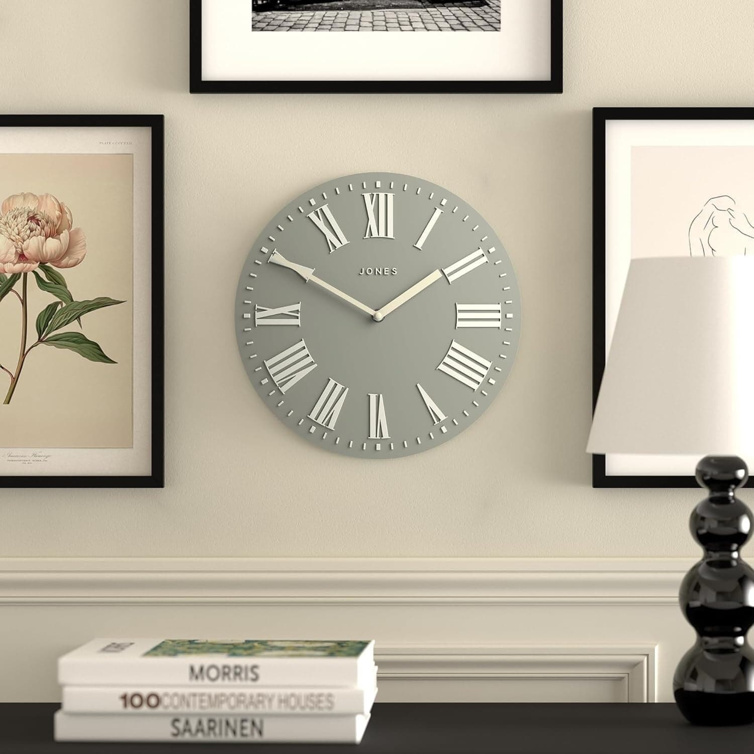 Orologio da parete convesso tradizionale da 12" per interni di alta qualità - 5