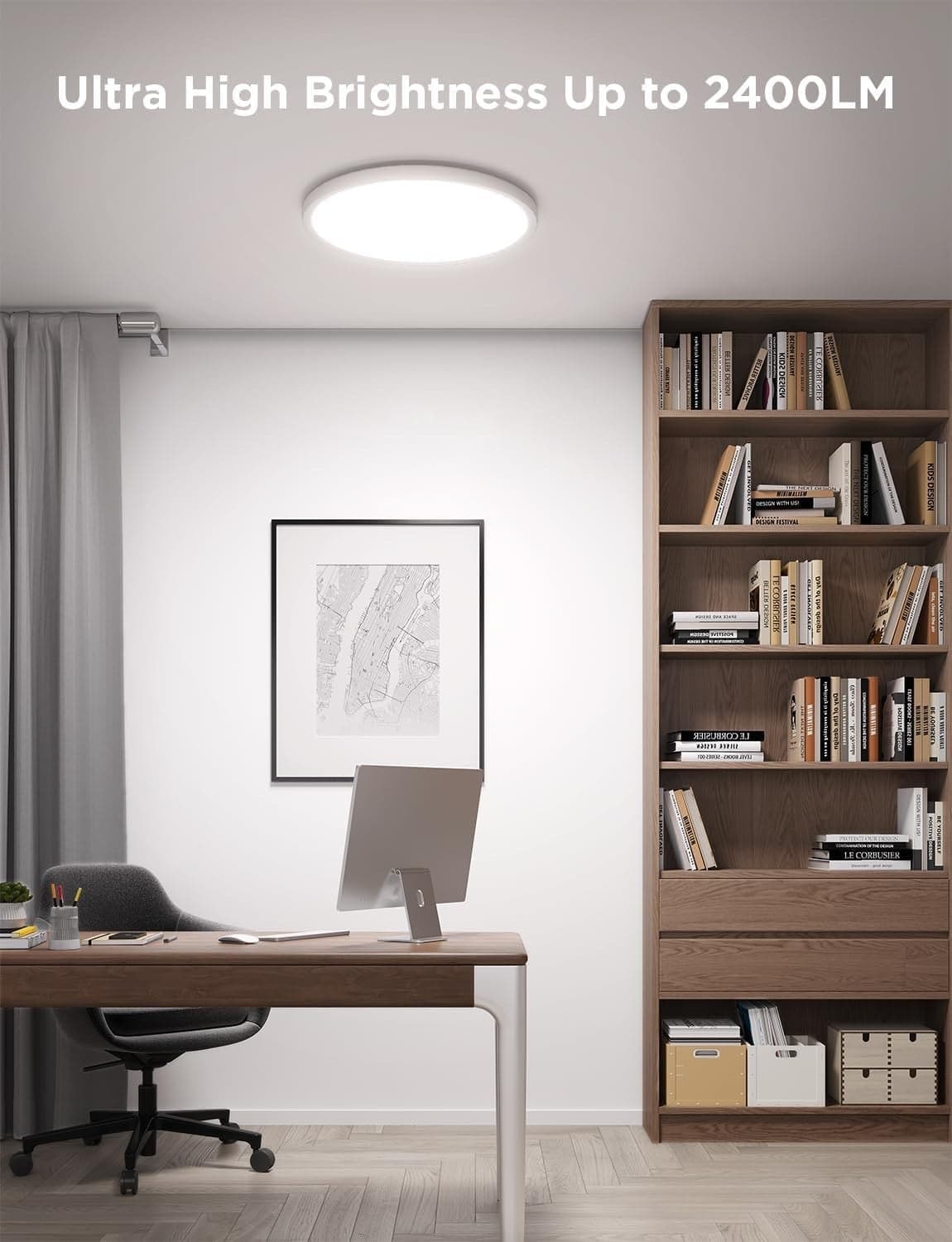 Plafoniera intelligente Govee LED RGBIC a filo 2400LM 12 pollici 2200K-6500K - 8
