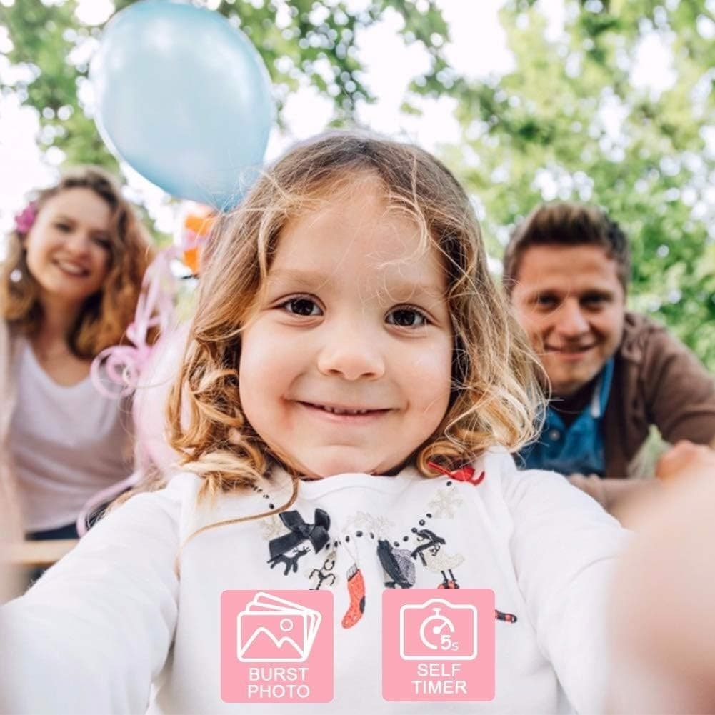 Fotocamere digitali per bambini con schermo grande da 3,5 pollici risoluzione HD - 4