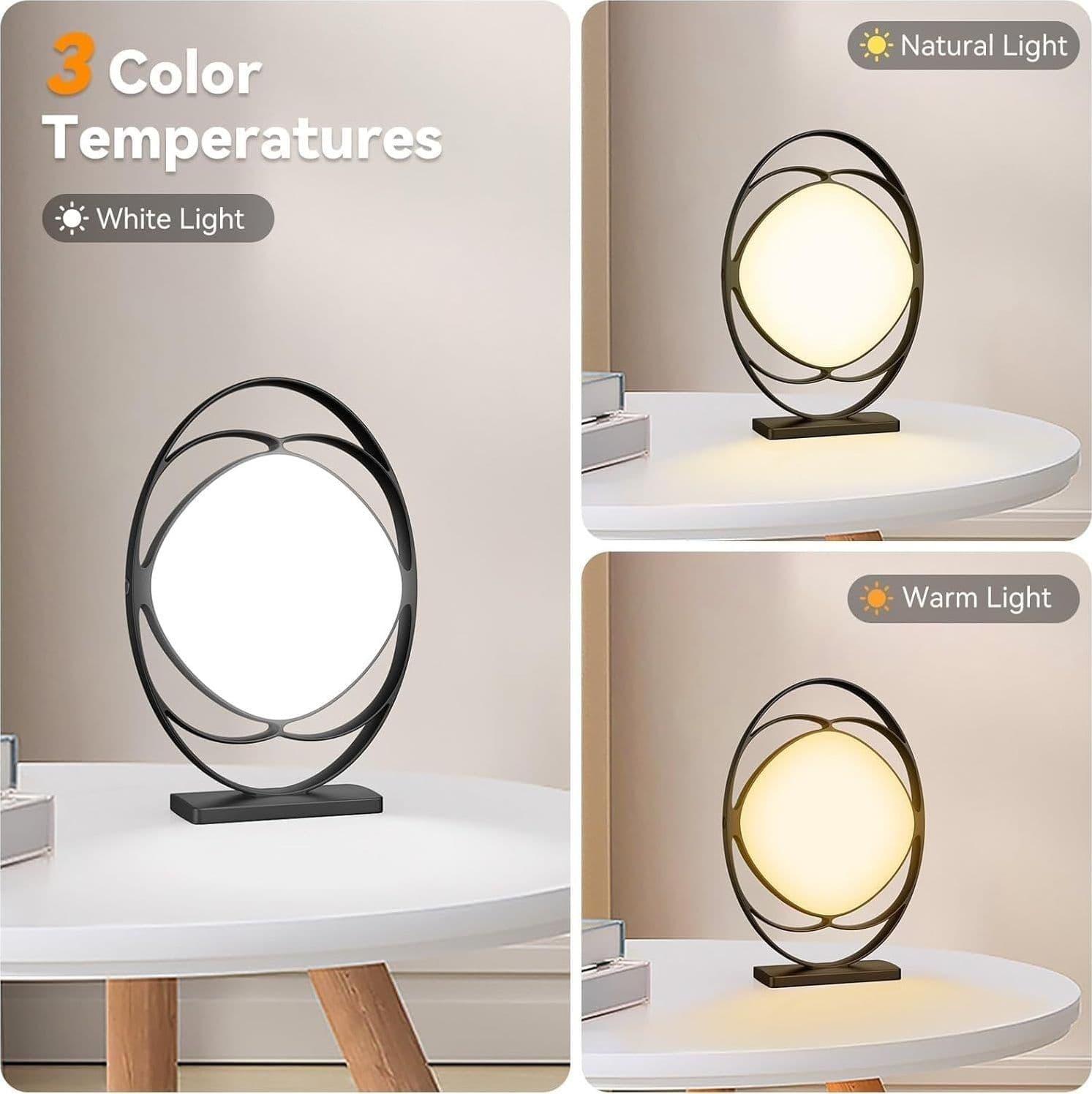 Lampada terapeutica Wopigh da 10000 Lux con luce diurna, senza raggi UV - 4