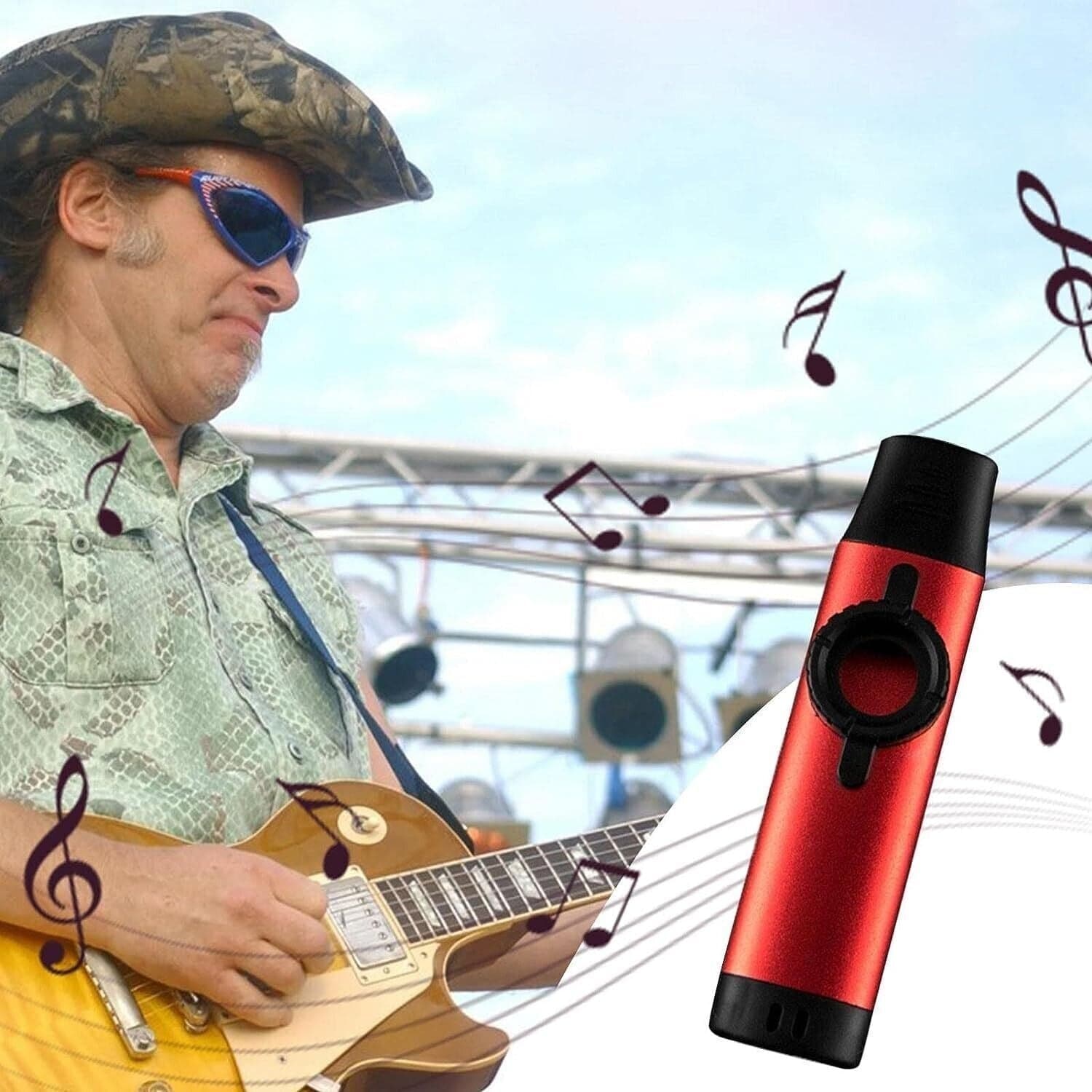 Musica elettronica Kazoo con pickup in metallo Kazoo Strumento musicale - 5
