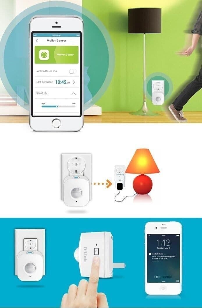D-Link DCH-100KT Sistema di Sicurezza Domestico, Wi-Fi, HD, Bianco - 3