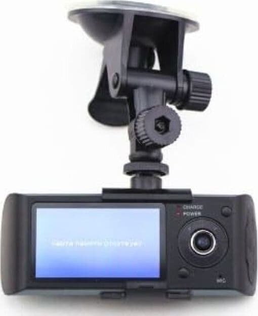 Videocamera DVR per auto con registrazione sincrona R300 con doppia telecamera - 4