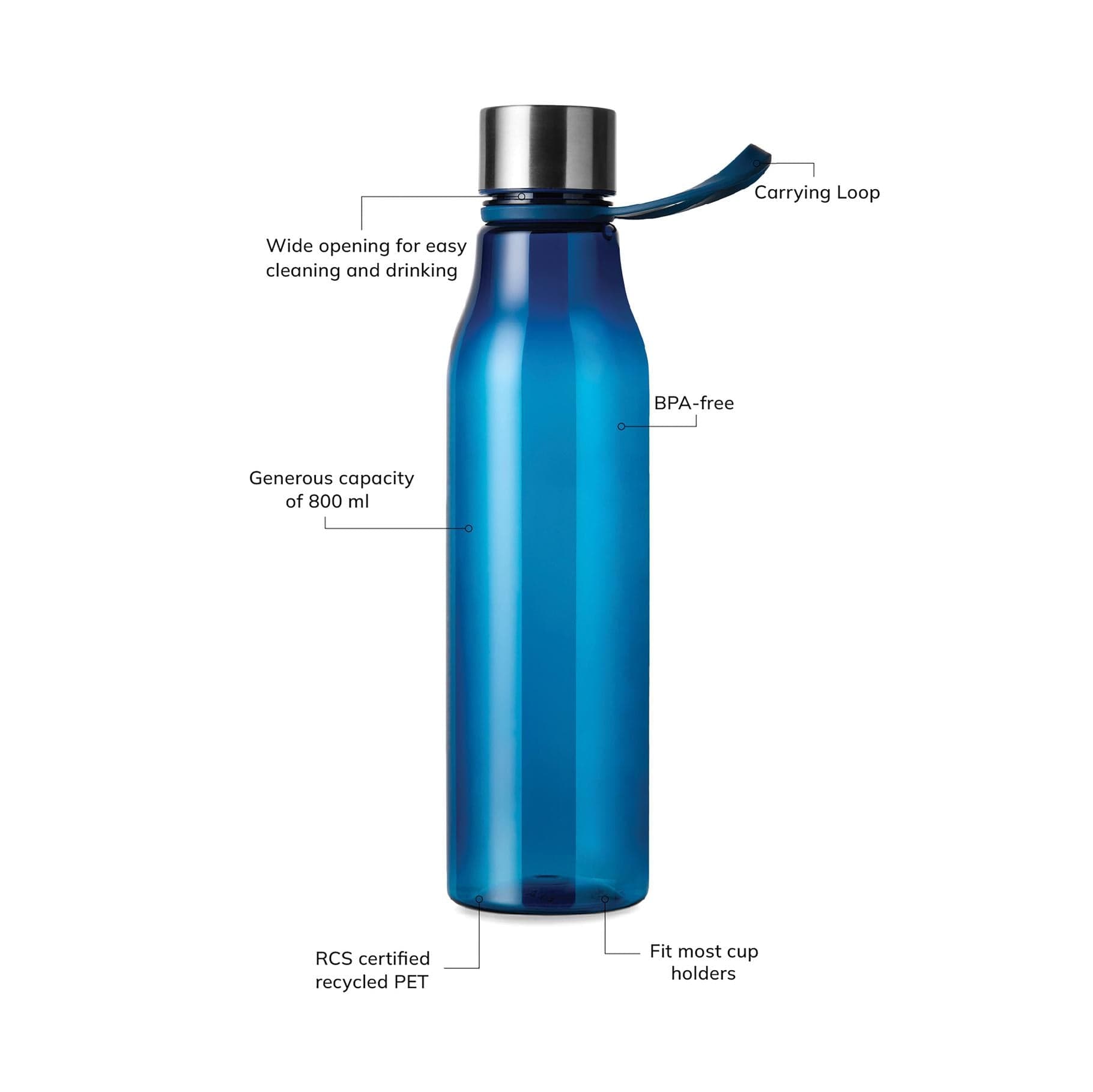 Borraccia  Xd Connects Vinga RCS 800ML Navy - 2