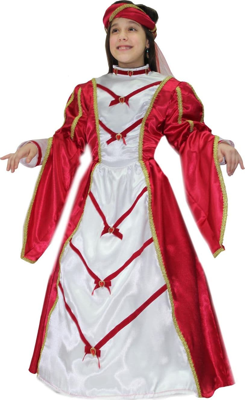 COSTUME CARNEVALE  GIULIETTA DA 3 A 10 ANNI - PEGASUS 7084 - 2