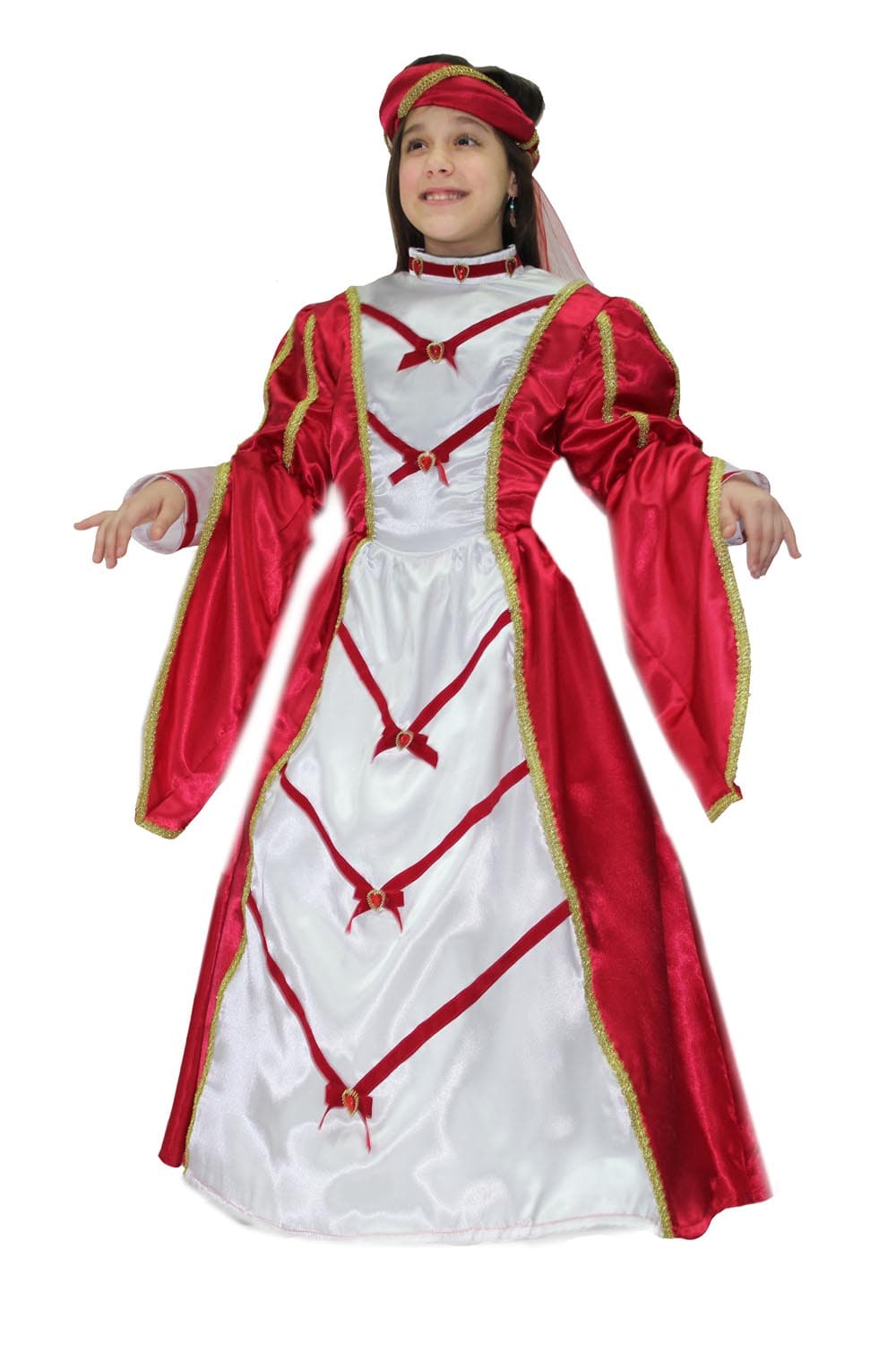COSTUME CARNEVALE  GIULIETTA DA 3 A 10 ANNI - PEGASUS 7084 - 2