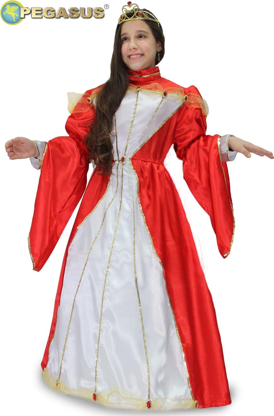 COSTUME CARNEVALE  PRINCIPESSA SISSI DA 3 A 10 ANNI - PEGASUS 7085 - 2