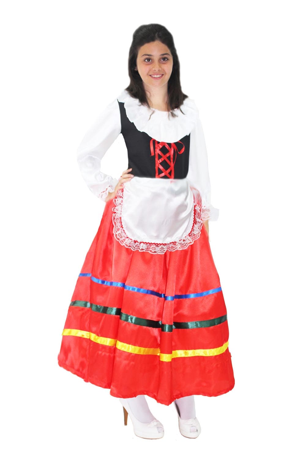 COSTUME CARNEVALE  TARANTELLA LUNGA DA 5 A 13 ANNI - PEGASUS 1821 - 2