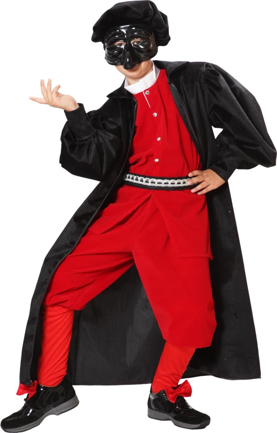 COSTUME CARNEVALE  PANTALONE BAMBINO DA 5 A 13 ANNI - PEGASUS 1079 - 2