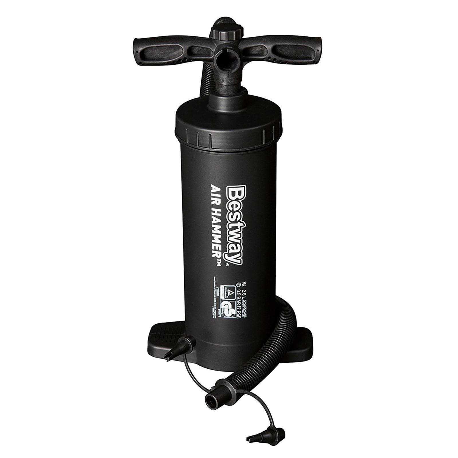 Pompa per gonfiaggio e sgonfiaggio manuale per materassini e piscine gonfiabili - 5