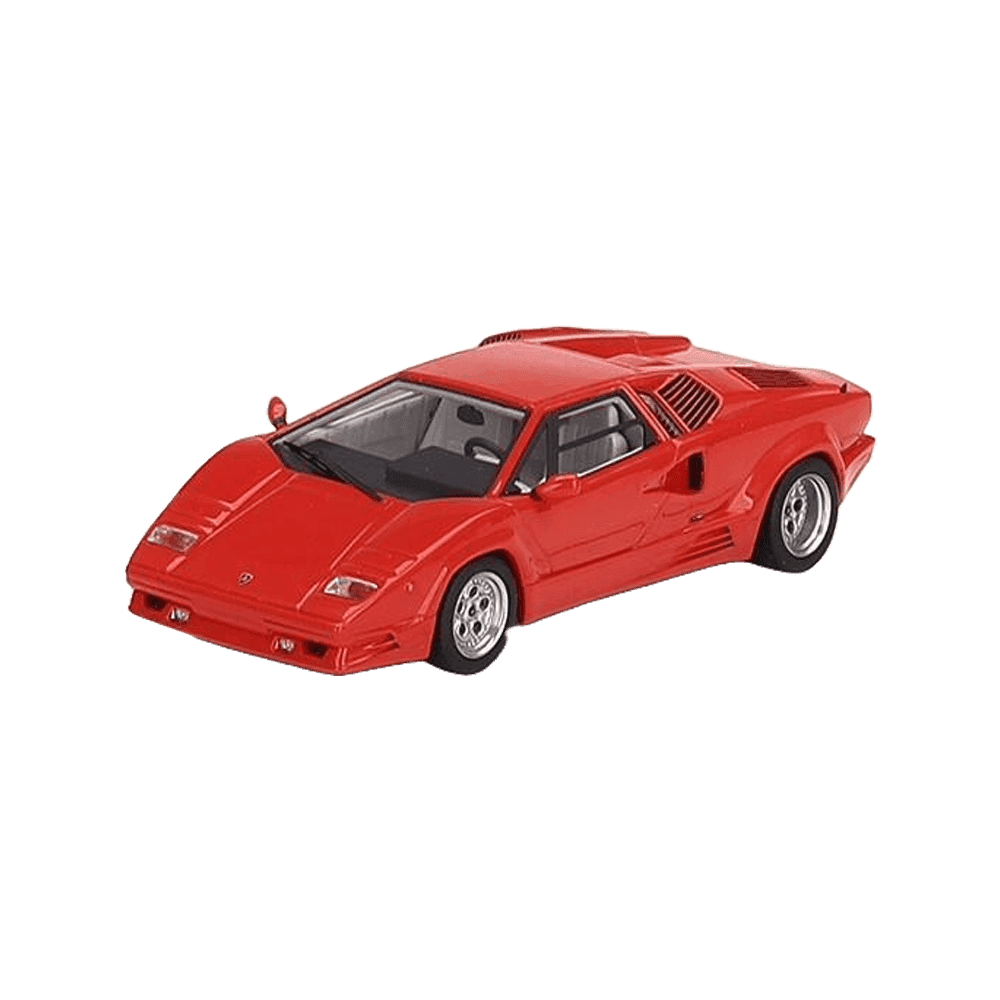 Modellino Ricko 1:87 Lamborghini Countach Rossa 25th anniversario 1989 Auto Da Collezione