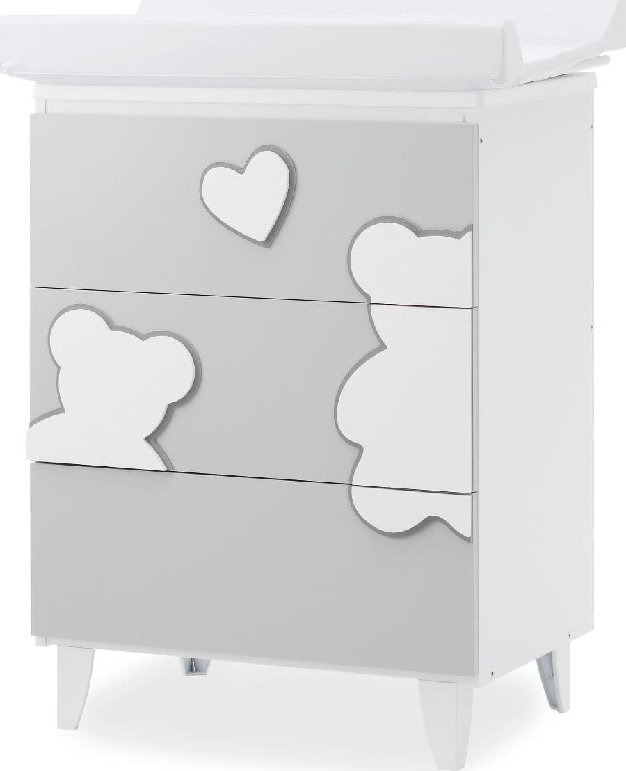 Bagnetto Tre Cassetti Italbaby Matisse – Grigio