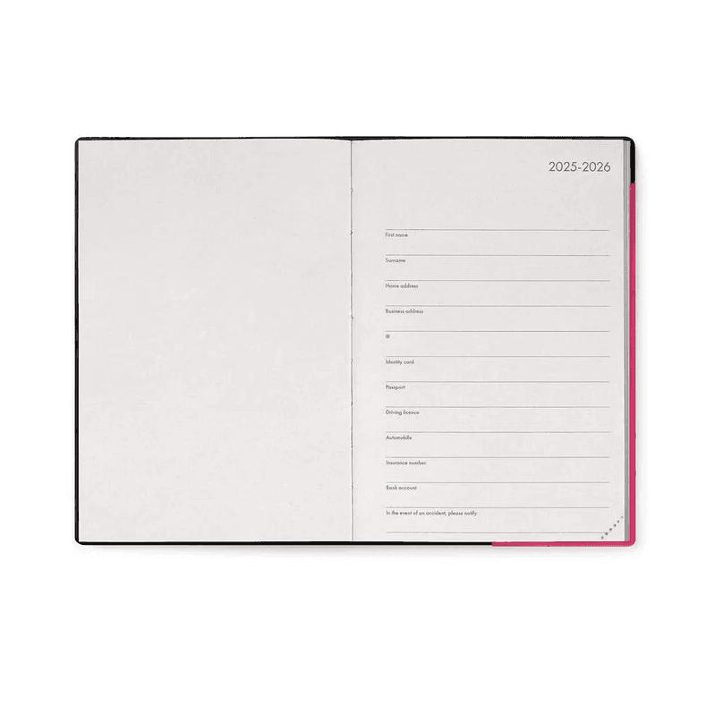 Legami - Agenda 12 Mesi Settimanale - Medium - 2026 Raspberry (VAG2612053) - 3
