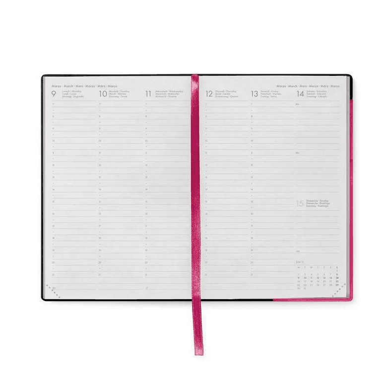 Legami - Agenda 12 Mesi Settimanale - Medium - 2026 Raspberry (VAG2612053) - 4