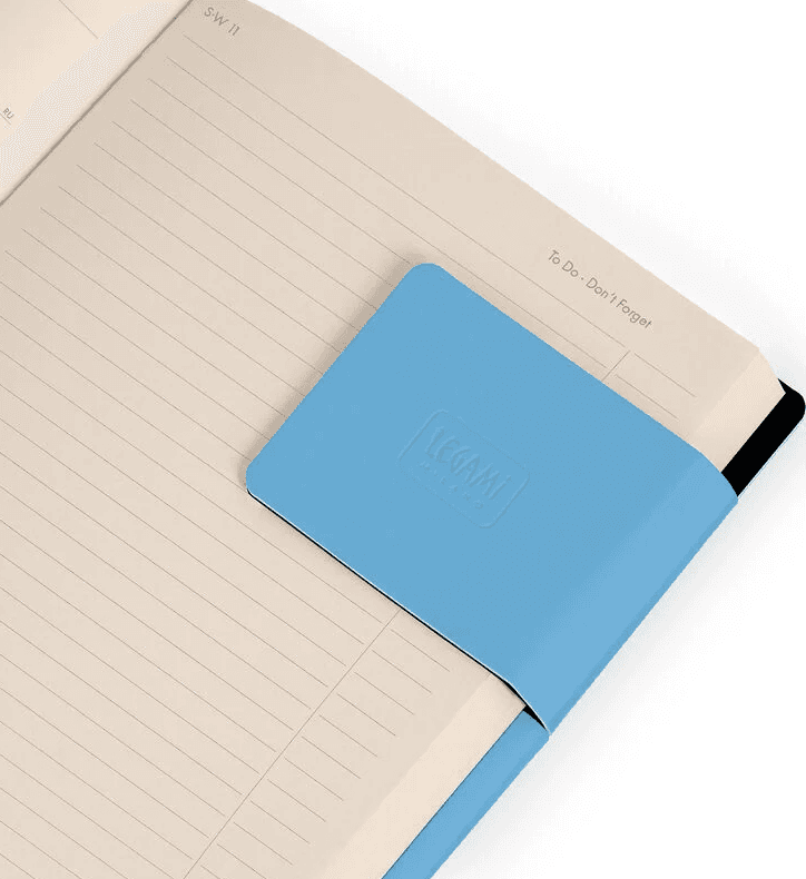 Legami - Agenda 12 Mesi Settimanale -Medium - Retro Blue 2026 (VAG2612051) - 6