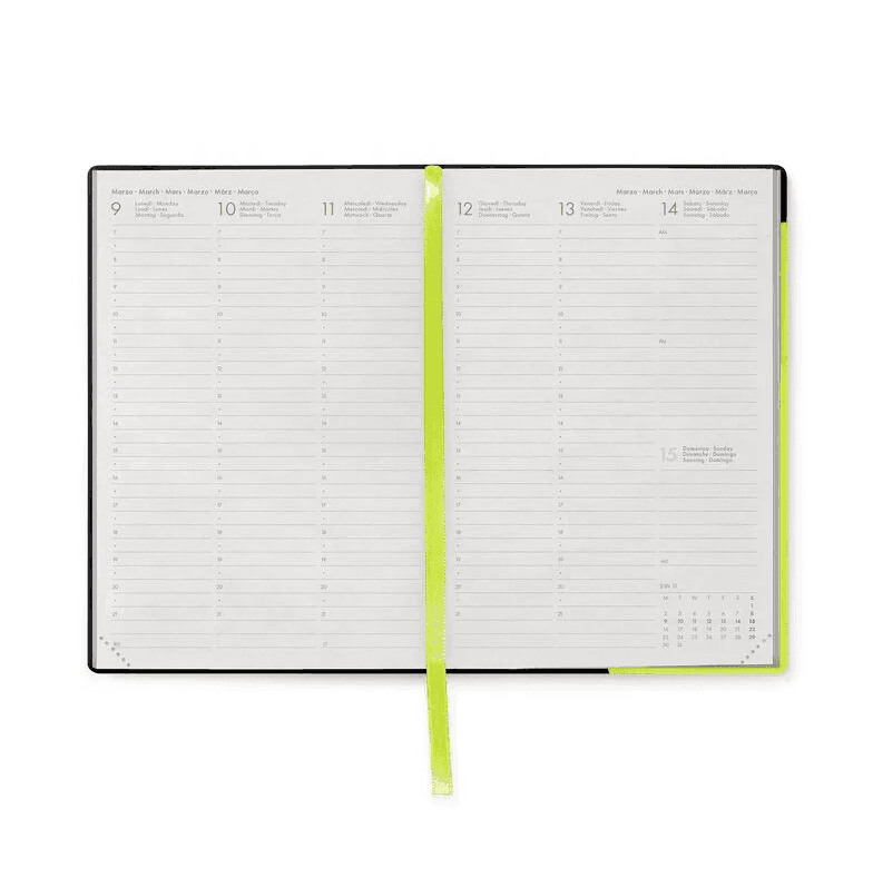 Legami - Agenda 12 Mesi Settimanale - Medium - 2026 Chartreuse  (VAG2612052) - 4