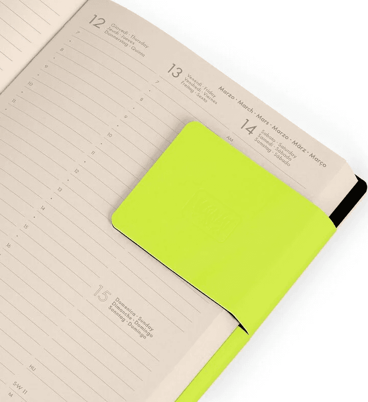Legami - Agenda 12 Mesi Settimanale - Medium - 2026 Chartreuse  (VAG2612052) - 6