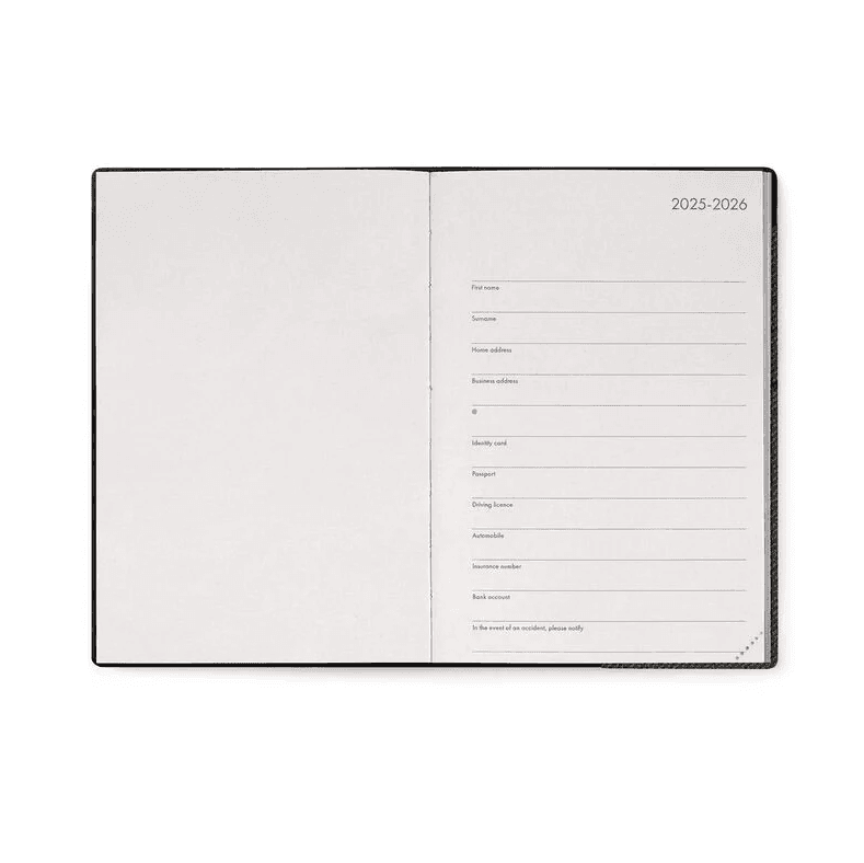Legami - Agenda 12 Mesi Settimanale - Medium - 2026 Deep Graphite (VAG2612056) - 3
