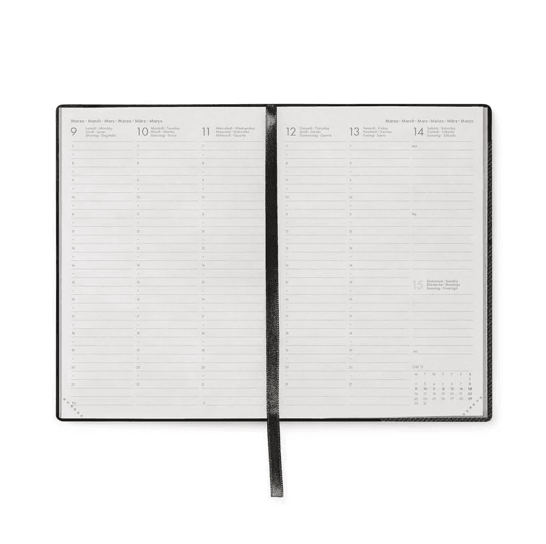 Legami - Agenda 12 Mesi Settimanale - Medium - 2026 Deep Graphite (VAG2612056) - 4