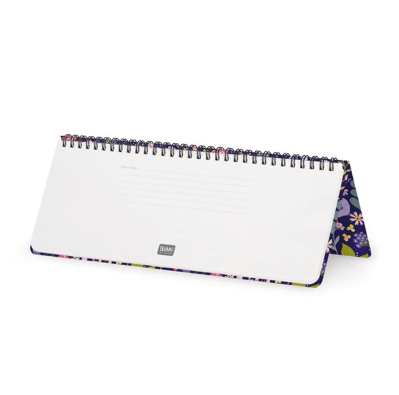 Legami - Agenda da Scrivania 12 Mesi - Desk Planner - 2026 Flowers (AG2612166) - 4