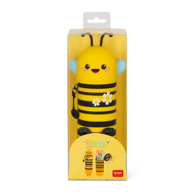 Legami - Astuccio 2 in 1 in Morbido Silicone - Kawaii a tema Bee (VKA0021) - 4