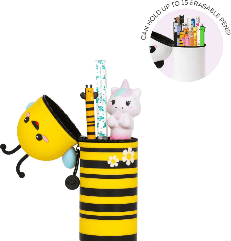 Legami - Astuccio 2 in 1 in Morbido Silicone - Kawaii a tema Bee (VKA0021) - 5