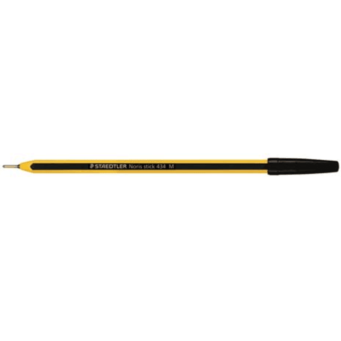 Staedtler  - Noris stick 434 Penna a sfera - Confezione da 50 Pezzi tratto M - Inchiostro Nero - 2