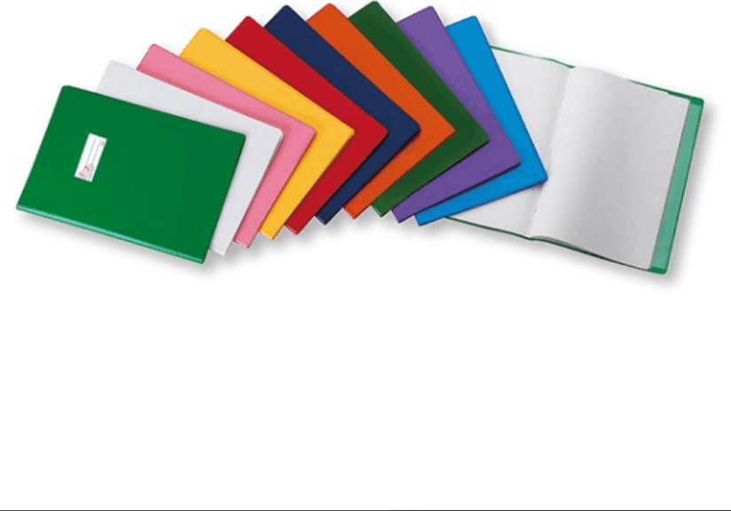 Favorit - Copriquaderno Coprimaxi Colibri PP 160 Laccati - 21x29,7 cm- Colori assortiti