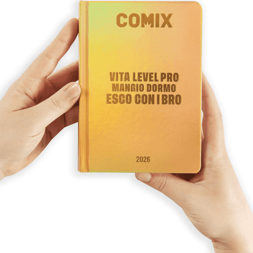 Comix - Diario 16 Mesi 2025/26 - Giornaliero Mini Oro - 2