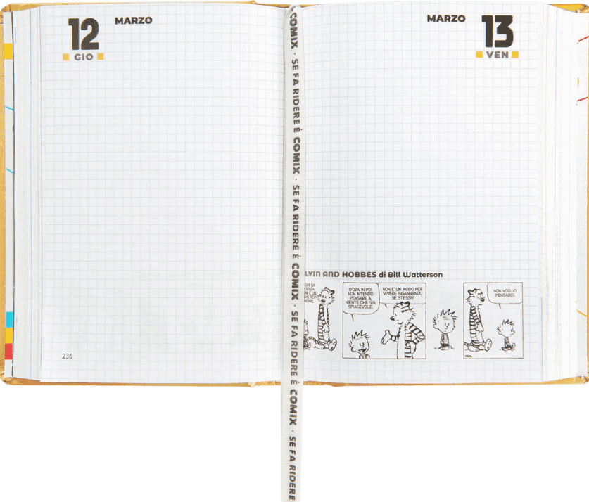 Comix - Diario 16 Mesi 2025/26 - Giornaliero Mini Oro - 5