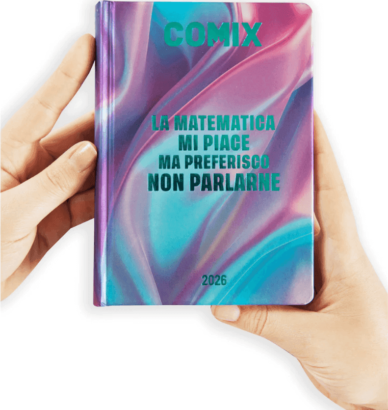 Comix - Diario 16 Mesi 2025/26 - Giornaliero Mini Wave - 2