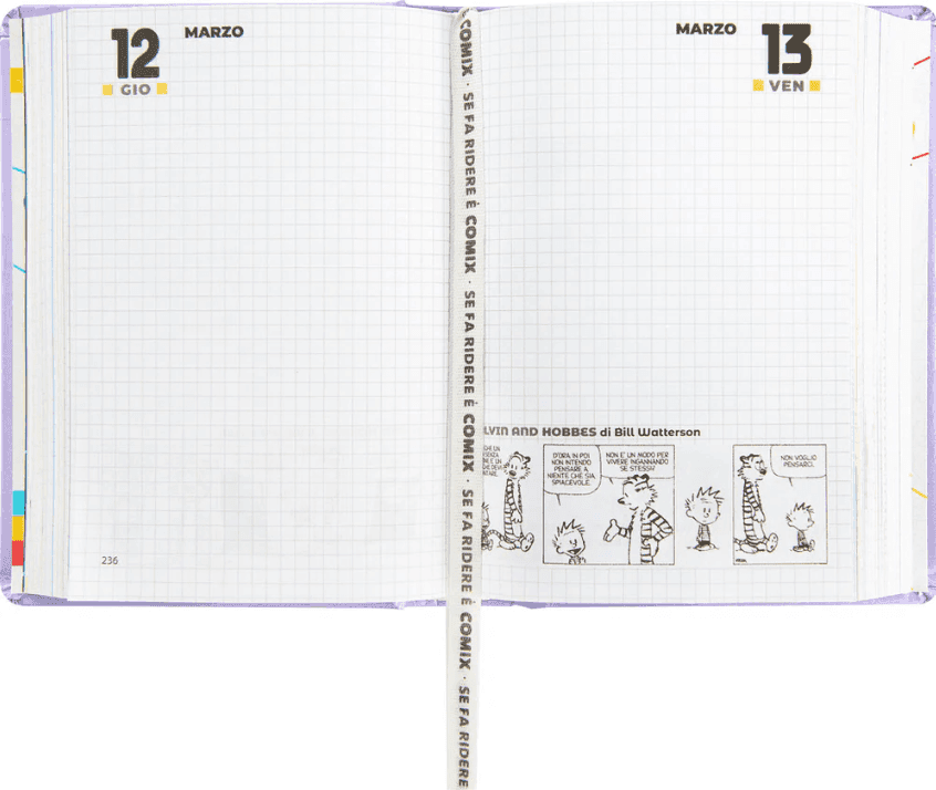Comix - Diario 16 Mesi 2025/26 - Giornaliero Mini Lilla - 5