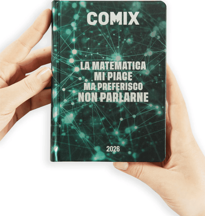 Comix - Diario 16 Mesi 2025/26 - Giornaliero Mini Verde - 2