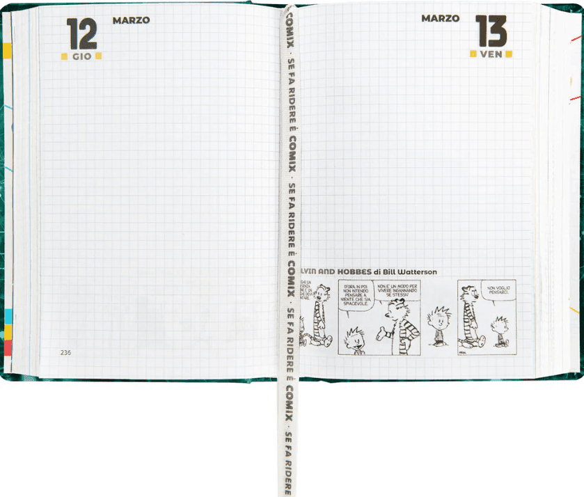 Comix - Diario 16 Mesi 2025/26 - Giornaliero Mini Verde - 5