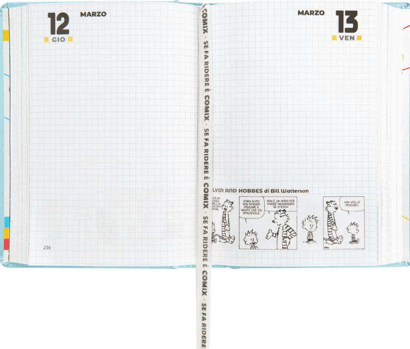 Comix - Diario 16 Mesi 2025/26 - Giornaliero Mini Azzurro - 5