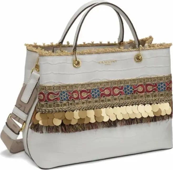 18528  BORSA A MANO Nannini Bianco 0000000713 - 8