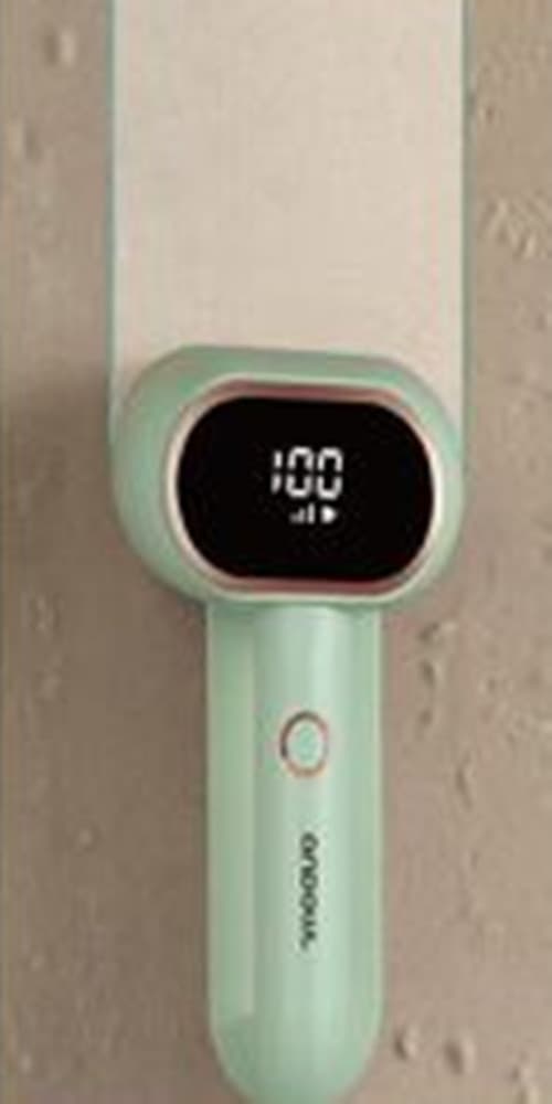 LEVAPELUCCHI ELETTRICO CON DOPPIA TESTINA DISPLAY DIGITALE PORTATILE RICARICABILE Q-M03 - 6
