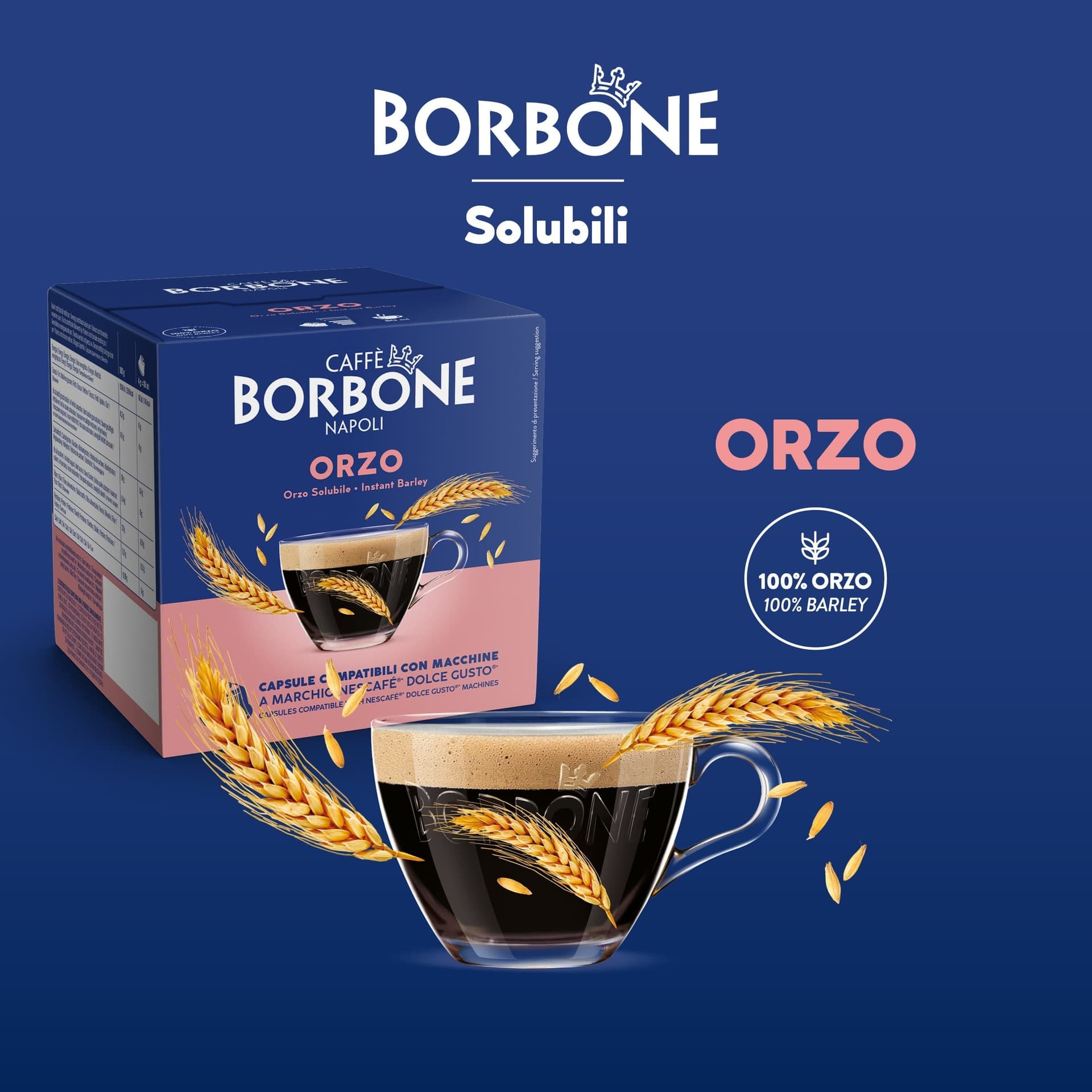 BORBONE ORZO SOLUBILE CAPSULE COMP.DOLCE GUSTO 16PZ - 3
