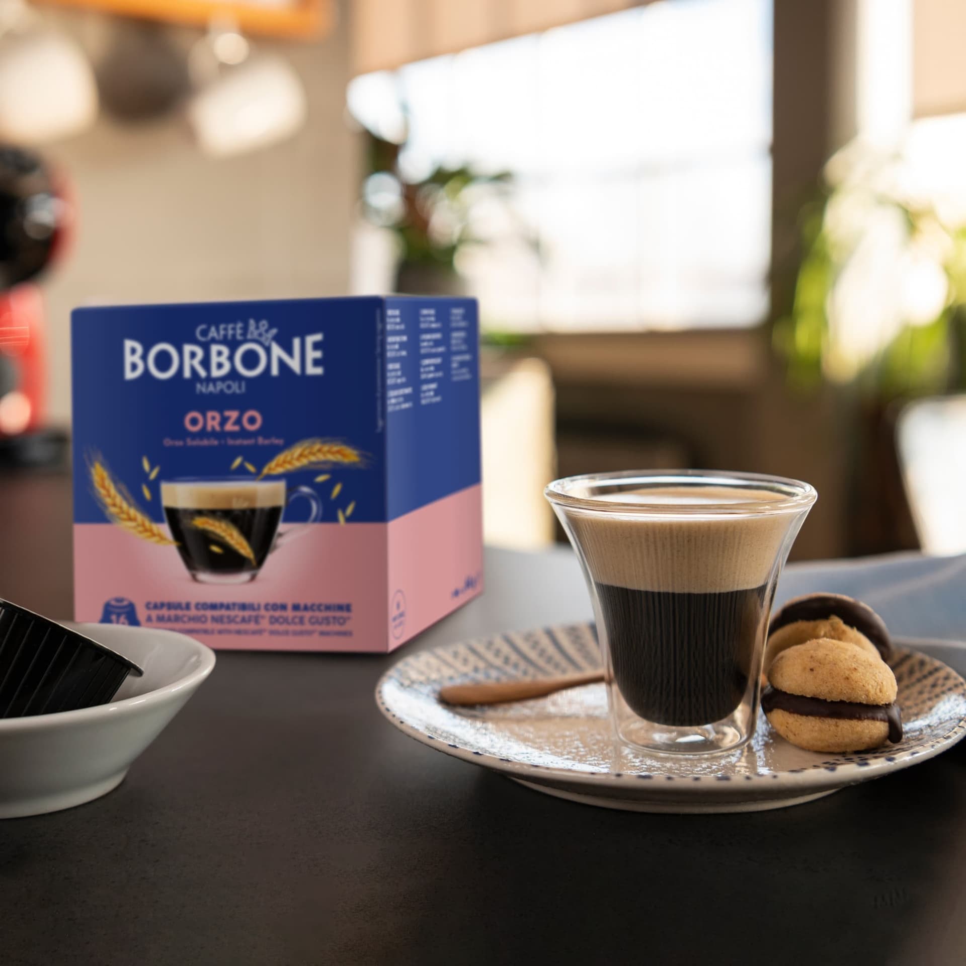 BORBONE ORZO SOLUBILE CAPSULE COMP.DOLCE GUSTO 16PZ - 5