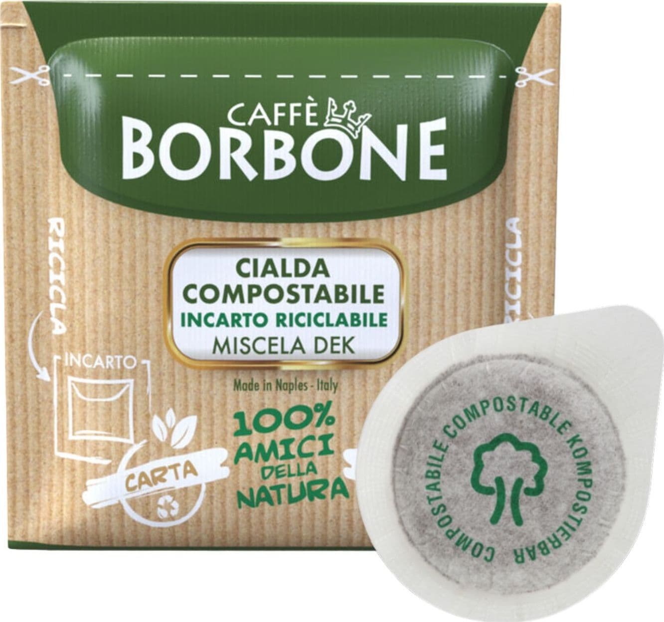 Borbone Box Cialde 44mm Miscela Dek 150pz - 2