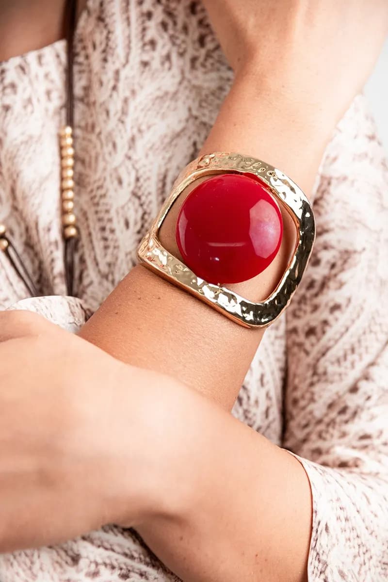 MYA ACCESSORIES | Bracciale a manetta in metallo - 3