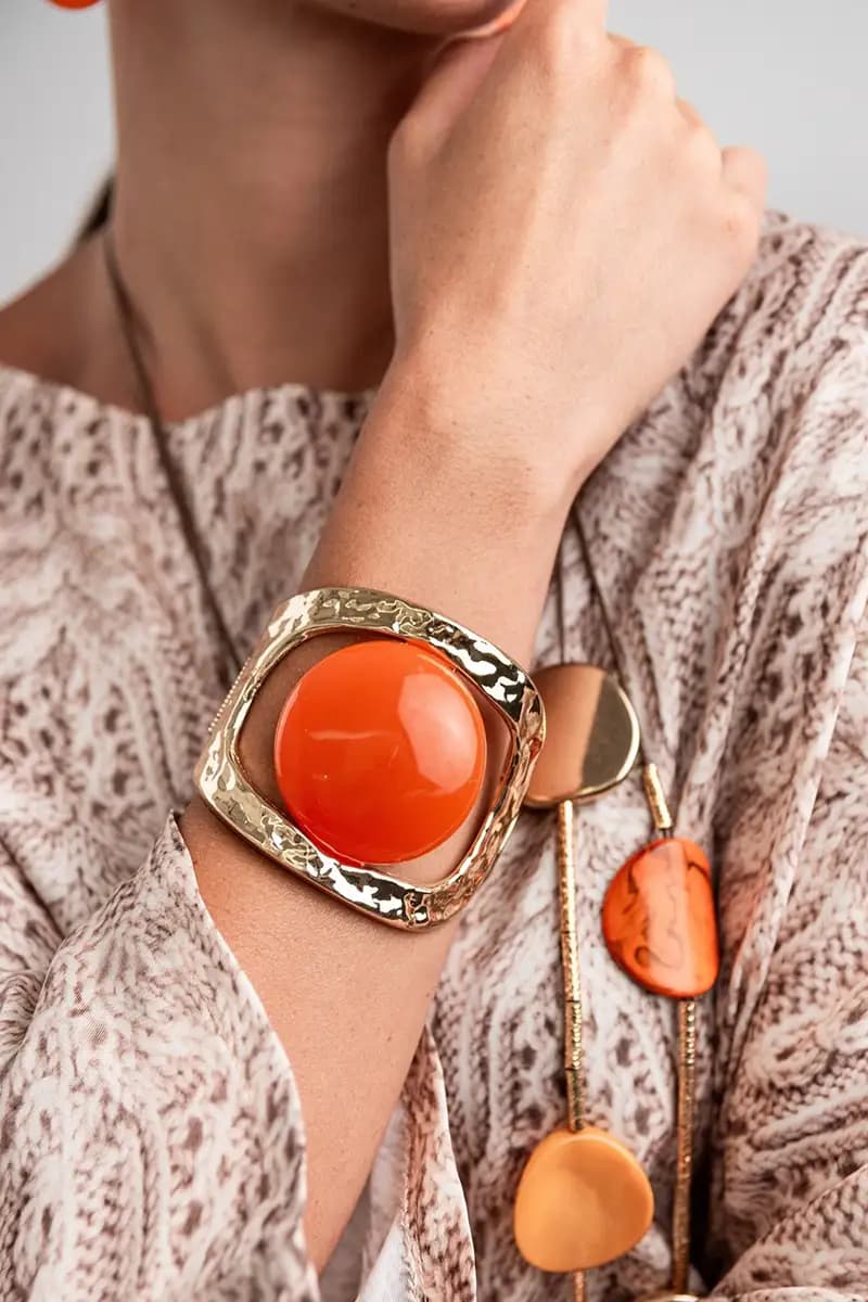 MYA ACCESSORIES | Bracciale a manetta in metallo - 3