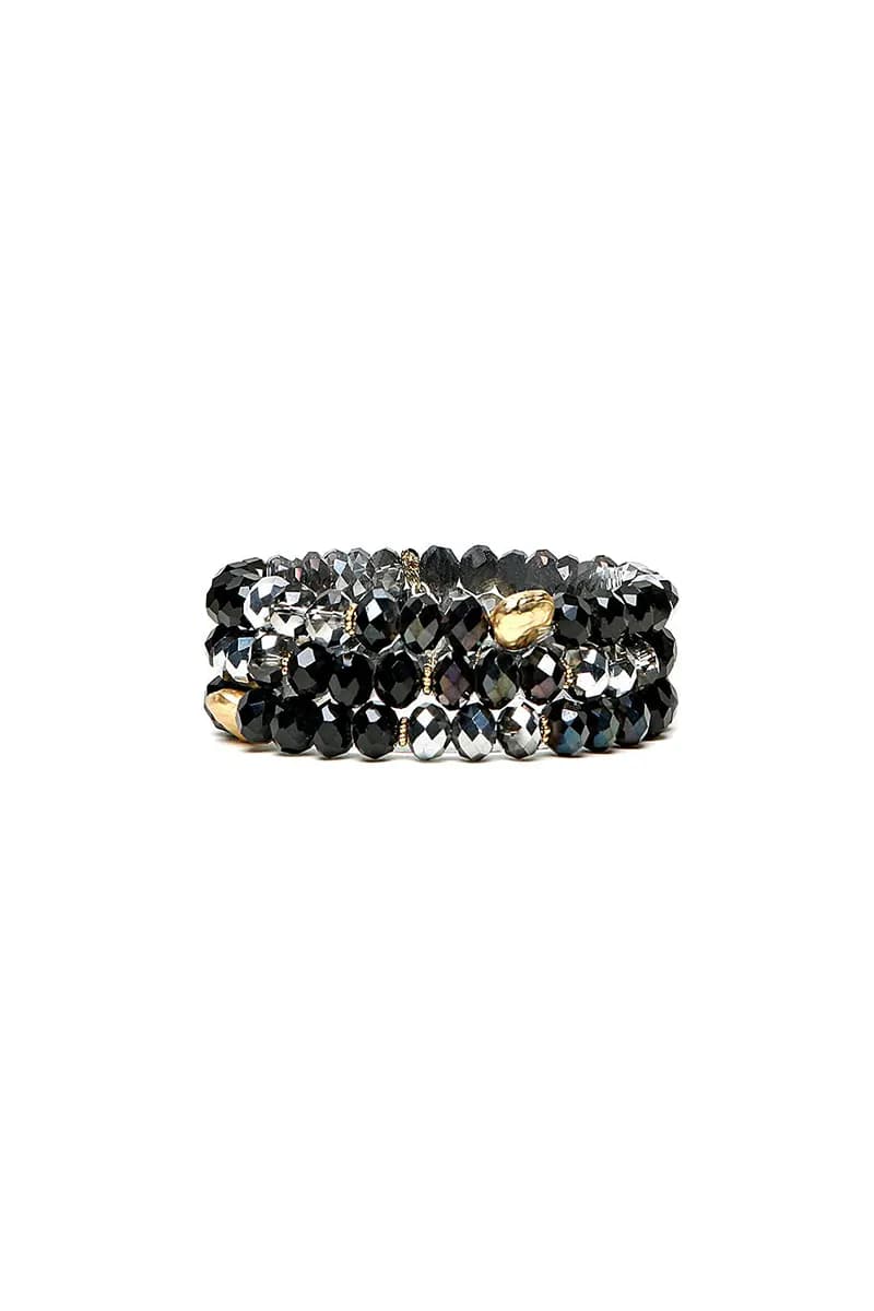 MYA ACCESSORIES | Bracciale multilinee con cristalli - 2
