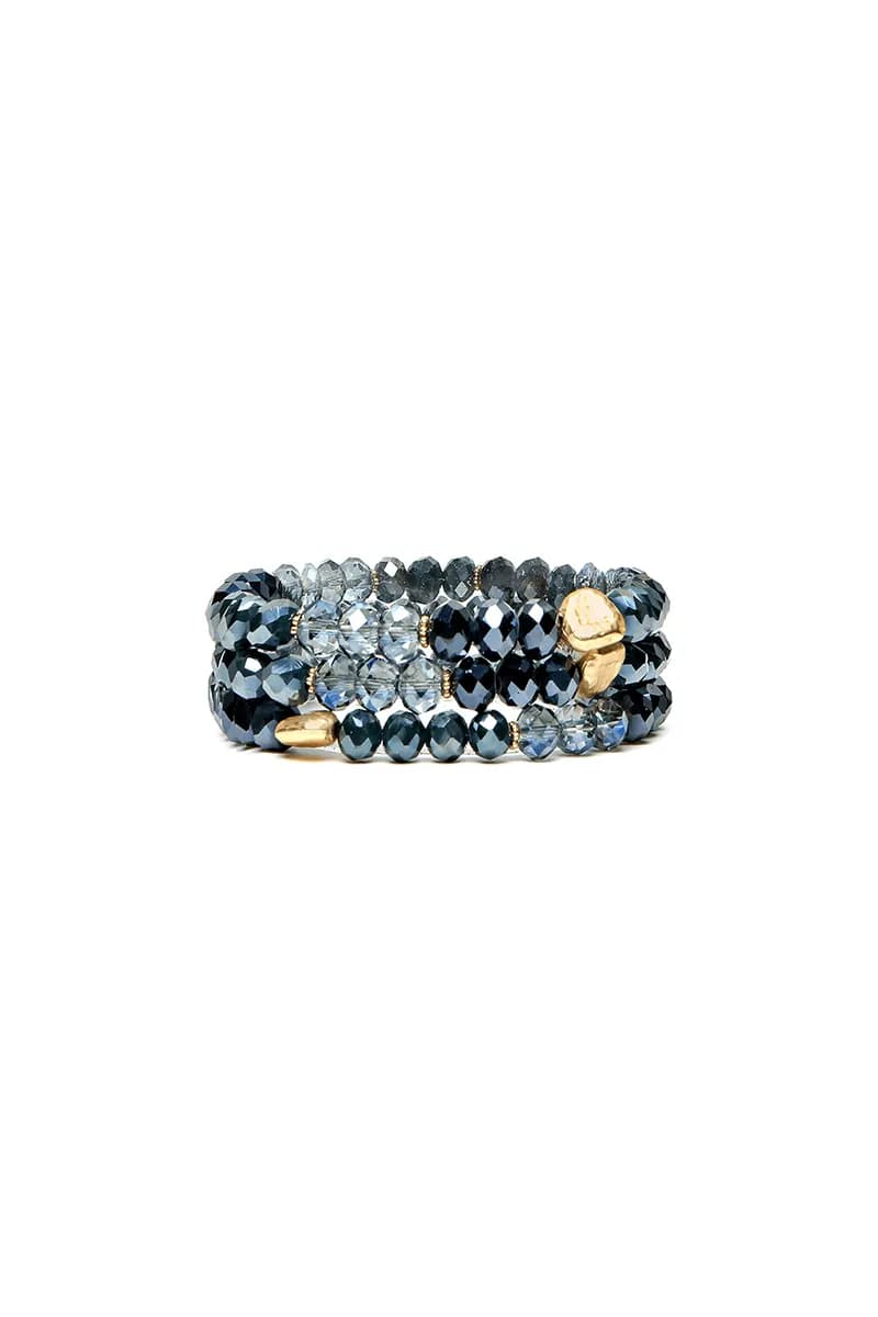 MYA ACCESSORIES | Bracciale multilinee con cristalli - 2