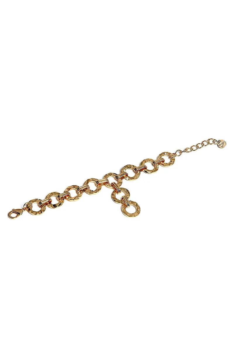 MYA ACCESSORIES | Bracciale metallo martellato - 3