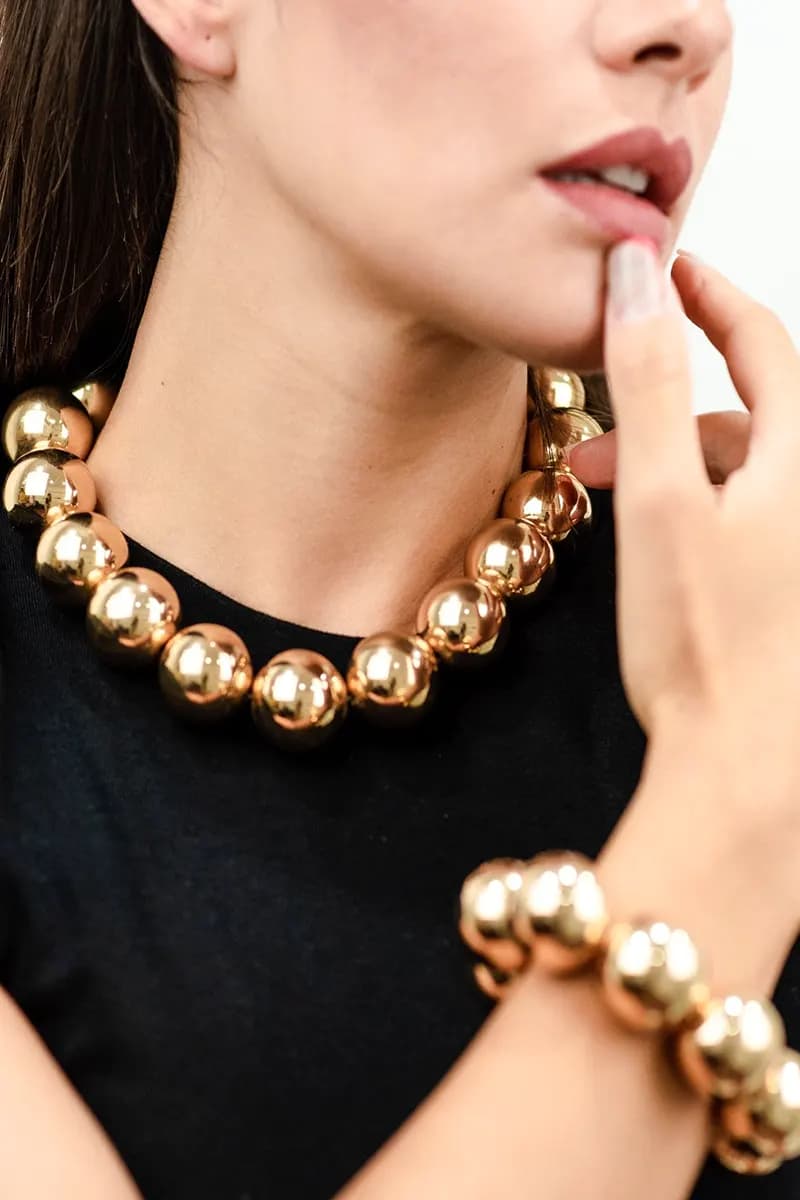MYA ACCESSORIES | Collana balls in acrilico - 3