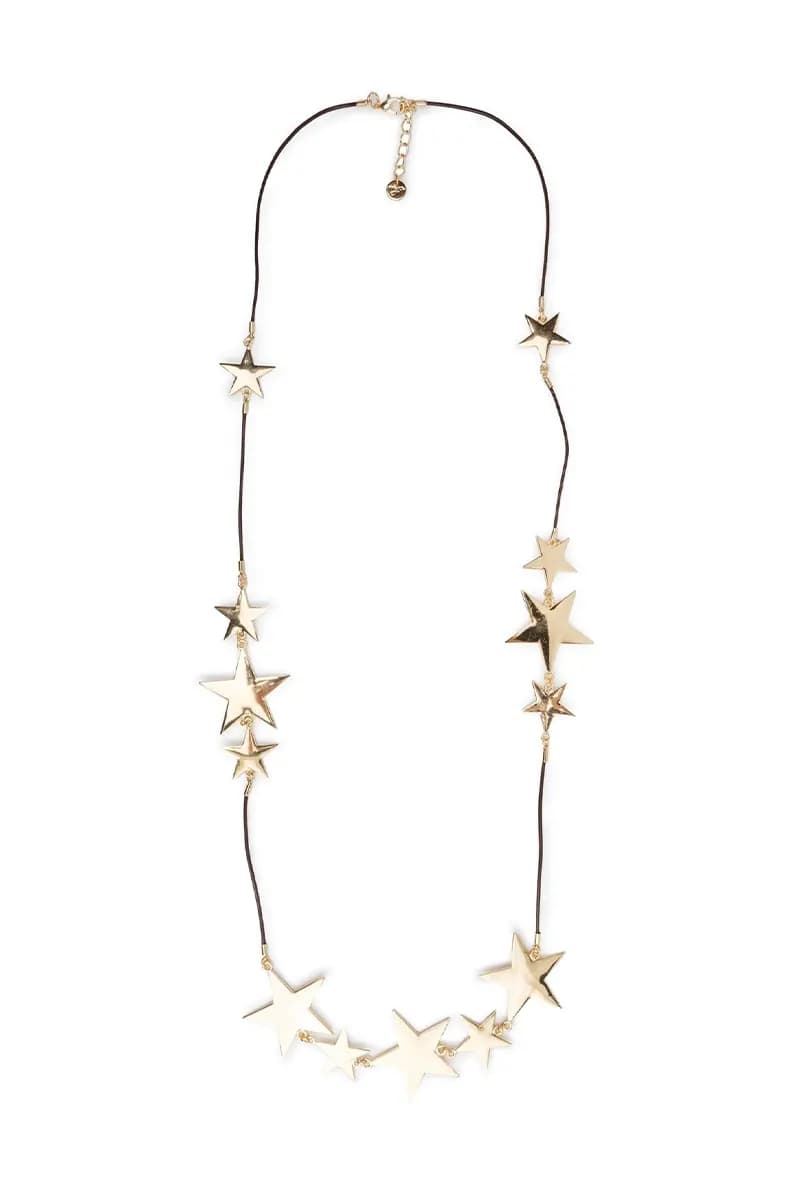 MYA ACCESSORIES | Collana con laccio in cuoio e stelle - 2