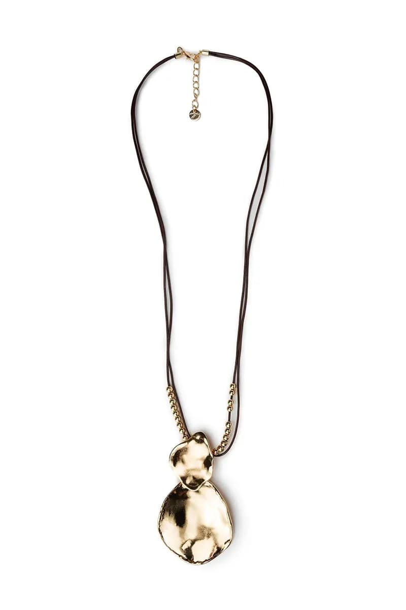 MYA ACCESSORIES | Collana con pendente a doppio medaglione - 3