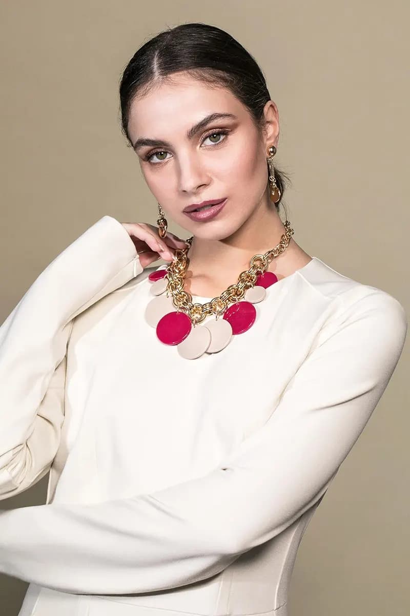MYA ACCESSORIES | Collana oro con dischi - 4